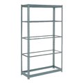 Global Industrial Heavy Duty Shelving 36W x 18D x 60H With 5 Shelves, No Deck, Gray B2297675